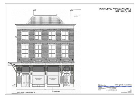 schetsvoorstel met marquise