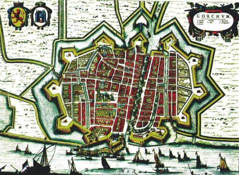 Gorcum Atlas van Blaeu 1652