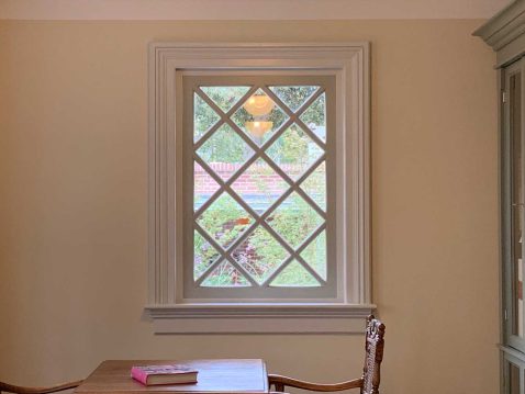 venster naar de tuin