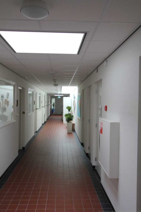 volop daglicht in de gang